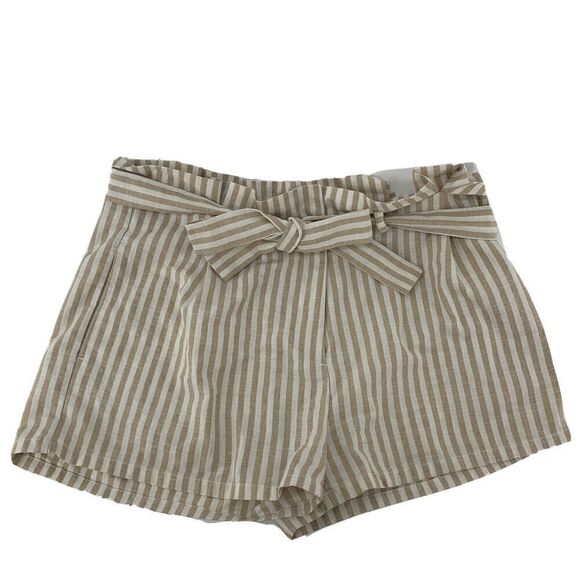 Love Tree Striped Paper Bag Shorts Medium - Picture 1 of 7